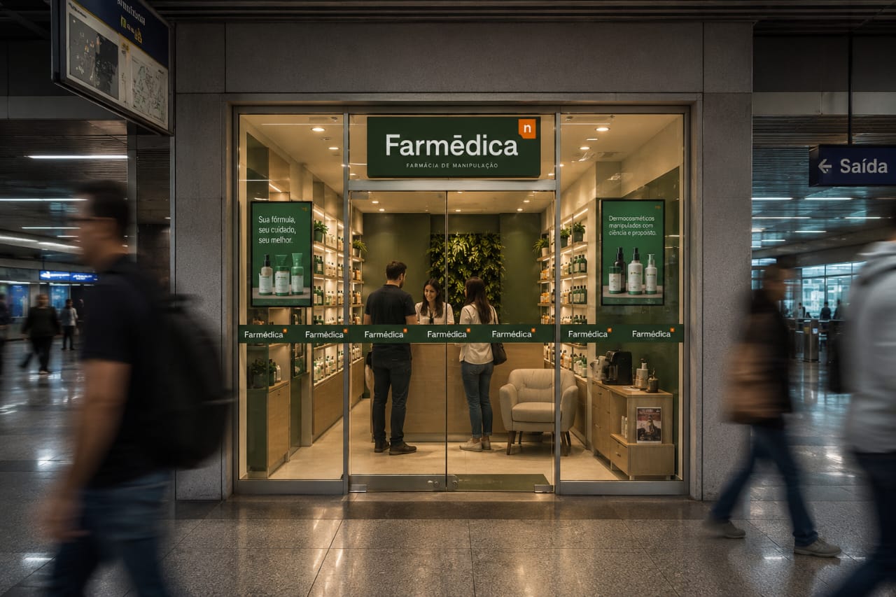 Atendimento a pacientes em uma unidade Farmēdicaⁿ